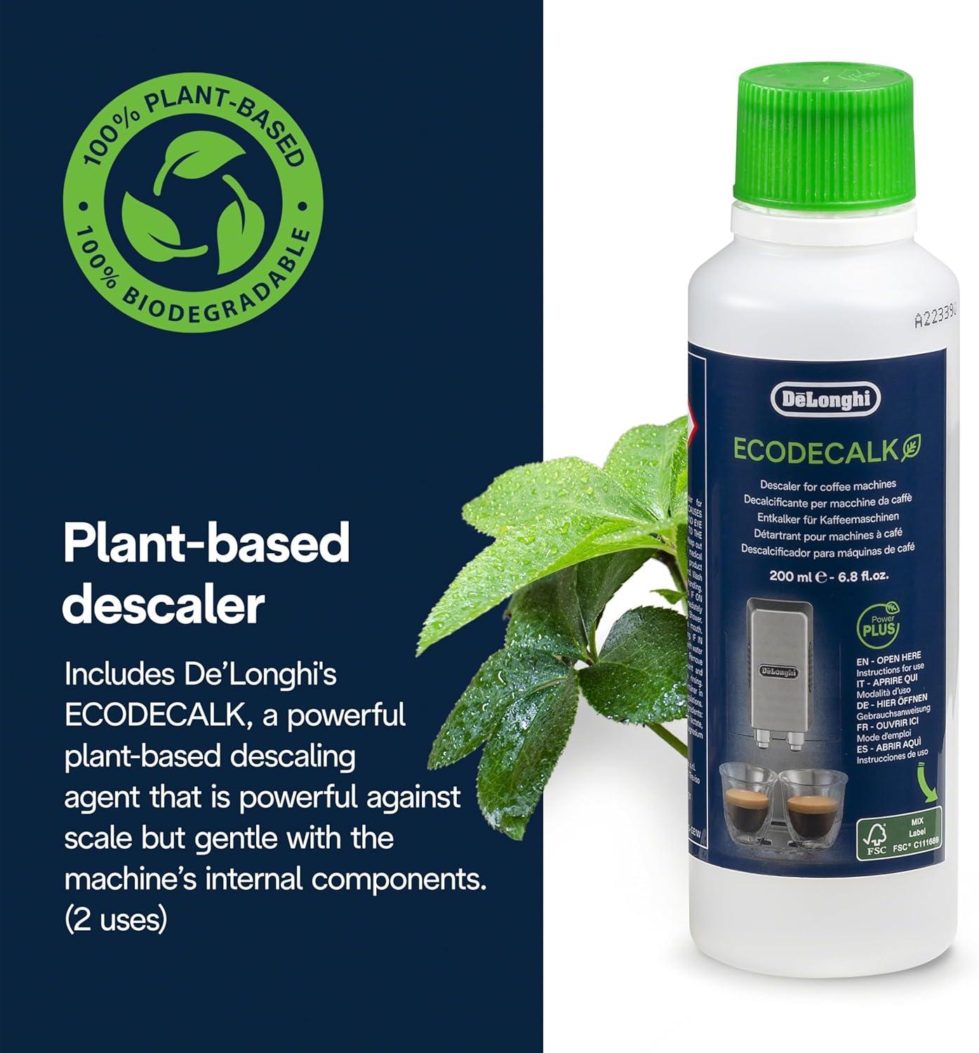 imageDeLonghi Coffee Care Kit Essential Coffee Machine Maintenance Products Suitable for Machines with filters DLSC306 Black