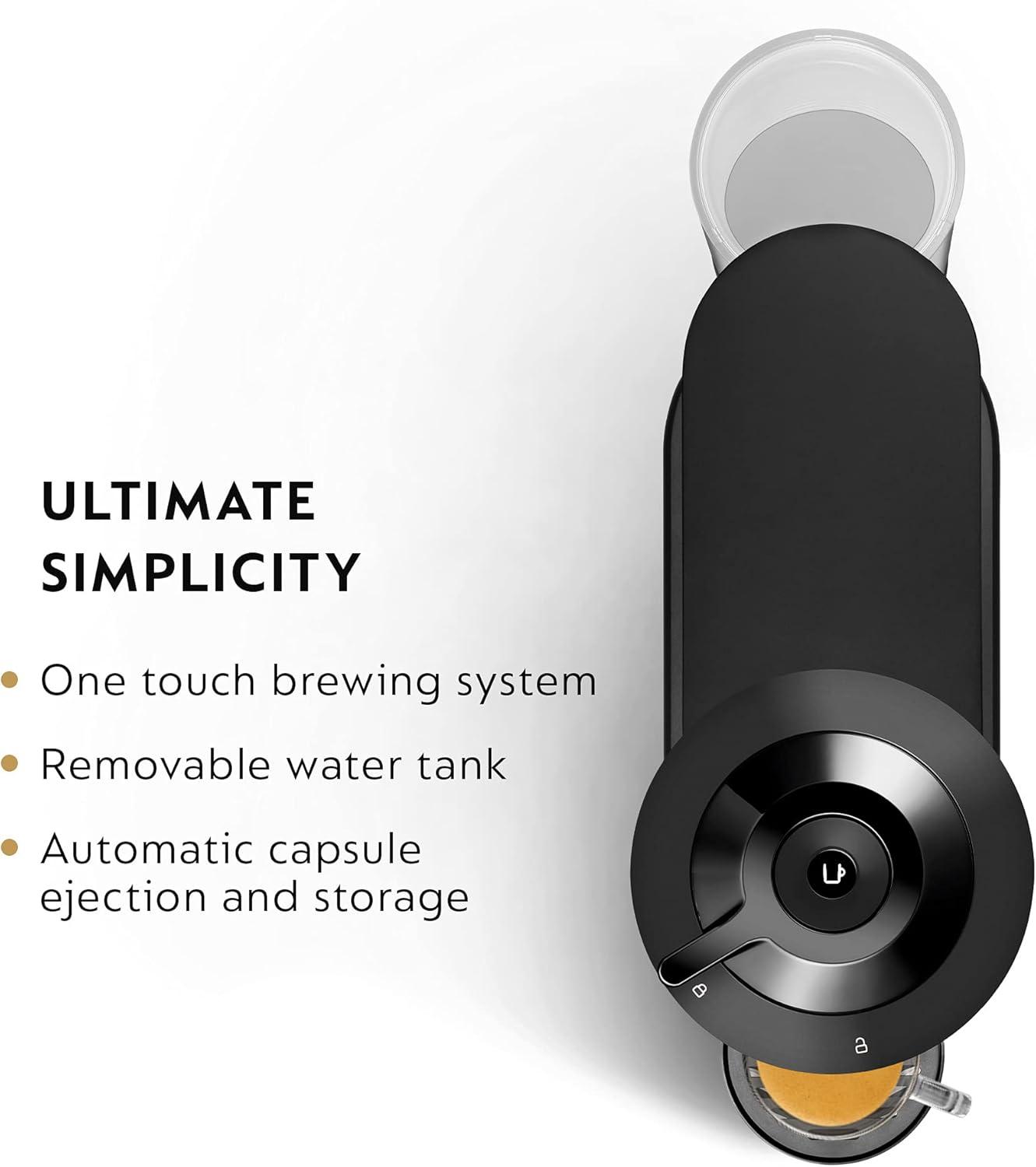 imageNespresso Vertuo Next Coffee and Espresso Machine by DeLonghi Limited Edition 5 cups Matte Black