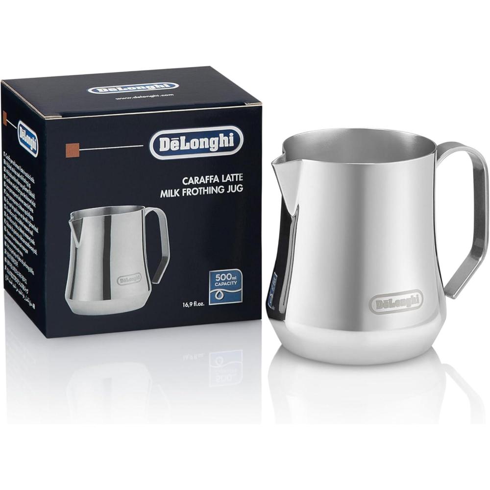 imageDeLonghi Milk Frothing Pitcher Stainless Steel 17 oz  DLSC069