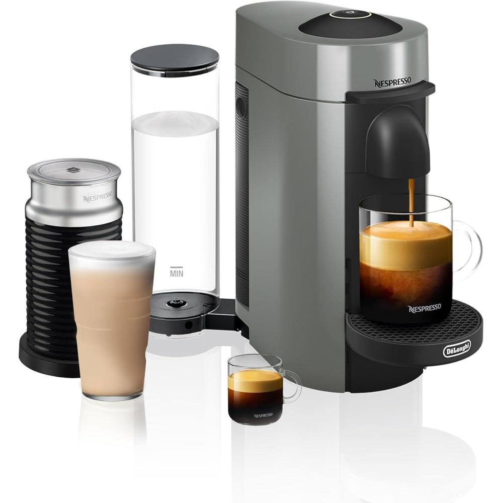 imageDeLonghi Nespresso Vertuo Plus Coffee and Espresso Maker by DeLonghi GreyGray