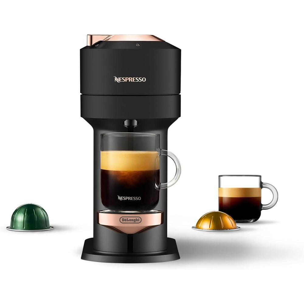 imageNespresso Vertuo Coffee and Espresso Maker Machine Only Black Matte Rose Gold