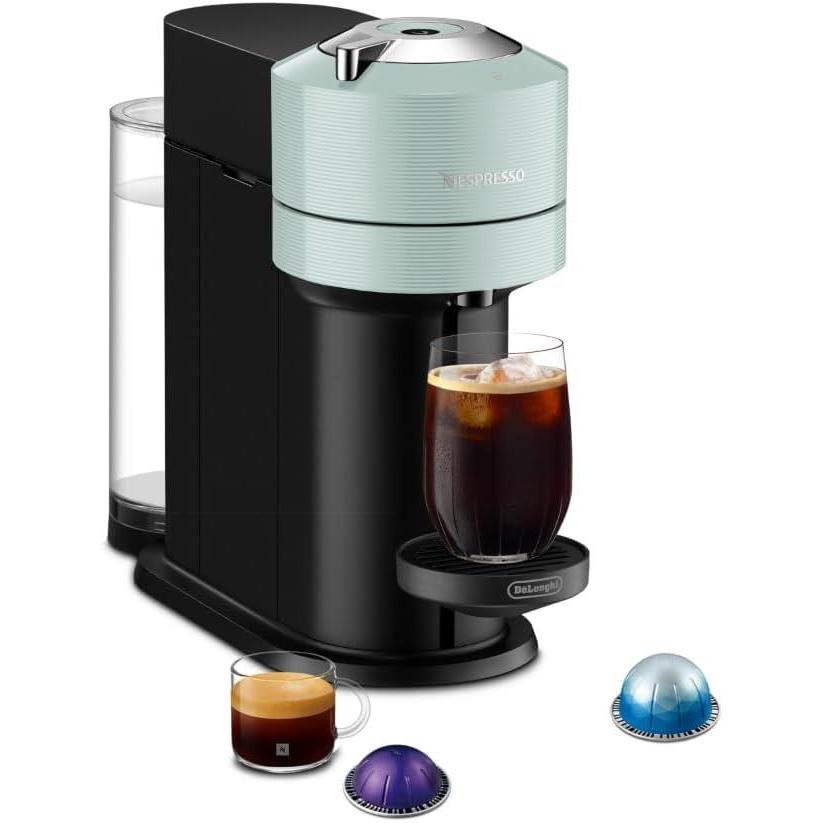 imageNespresso Vertuo Next Deluxe Coffee and Espresso Machine by DeLonghi ChromeJade
