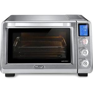 De’Longhi Digital Air Fry Convection Toaster Oven 14L Stainless Steel, Air Fry Oven, 9-in-1, Grills, Broils, Bakes, Roasts, Reheats, Keep Warm, Non-Stick, Scratch-Resistant Interior, 1800-Watts(24L)