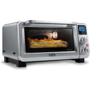 De’Longhi Digital Air Fry Convection Toaster Oven 14L Stainless Steel, Air Fry Oven, 9-in-1, Grills, Broils, Bakes, Roasts, Reheats, Keep Warm, Non-Stick, Scratch-Resistant Interior, 1800-Watts(14L)