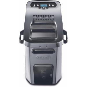 De’Longhi Livenza Deep Fryer with EasyClean System, Cool Zone, Adjustable Thermostat, Dishwasher-Safe Parts, Large Capacity, Easy Oil Draining, Stainless Steel