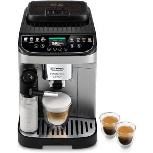 De’Longhi Magnifica Evo Next Fully Automatic Espresso Machine – Programmable Coffee Maker with Grinder and Milk Frother – Hot & Cold Brewer for Espresso, Latte, Cappuccino, Americano, Tea and More(Next Silver)