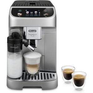 De’Longhi Magnifica Evo Next Fully Automatic Espresso Machine – Programmable Coffee Maker with Grinder and Milk Frother – Hot & Cold Brewer for Espresso, Latte, Cappuccino, Americano, Tea and More(Plus Silver)