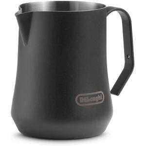 De’Longhi Milk Frothing Pitcher, Matte Black Stainless Steel, 17 oz