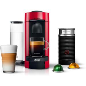 De’Longhi Nespresso Vertuo Plus Coffee and Espresso Maker by De’Longhi, Grey(Red)