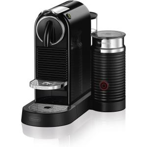 Nespresso CitiZ Coffee and Espresso Machine by De’Longhi with Milk Frother, Black, 9.3 x 14.6 x 10.9 inches(Black)