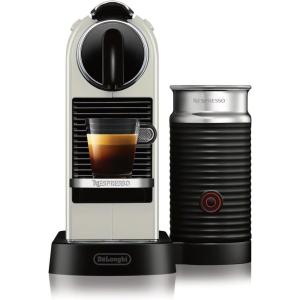 Nespresso CitiZ Coffee and Espresso Machine by De’Longhi with Milk Frother, White