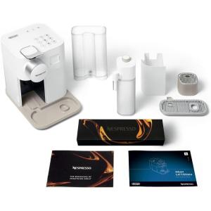 Nespresso Gran Lattissima Original Espresso Machine with Milk Frother by De’Longhi, Sophisticated Black(Fresh White)