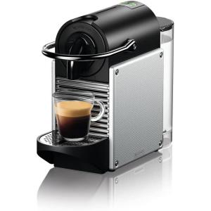 Nespresso Pixie Espresso Machine by De’Longhi, 1100ml, Aluminum,Silver