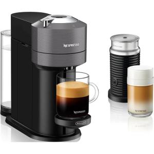 Nespresso Vertuo Next Deluxe Coffee and Espresso Machine by De’Longhi, Chrome(Dark Gray)