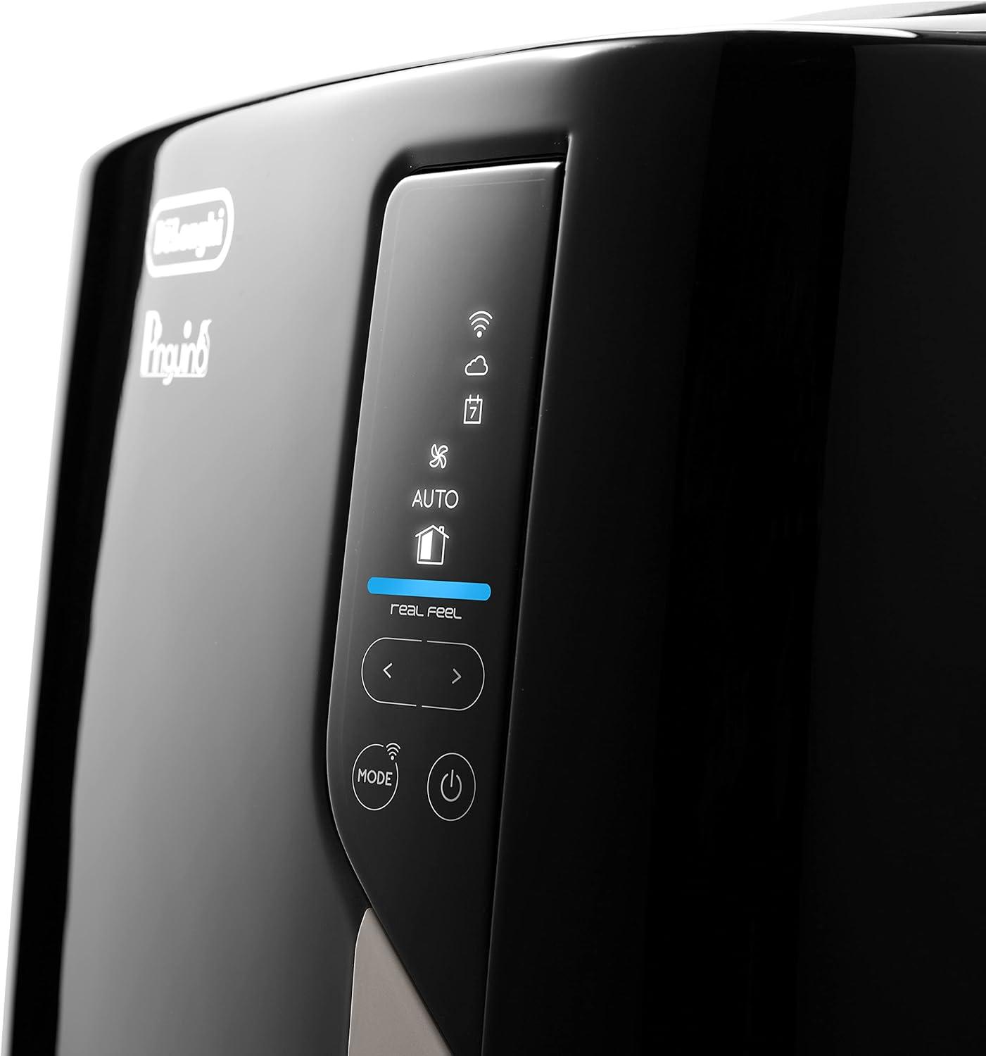 imageDeLonghi Portable Air Conditioner 12500 BTUcool extra large rooms up to 550 sq ftwifi with alexaenergy savingheatquietremoteAC Unitdehumidifierfanprogrammablewindow venting kitEL376HRGFK