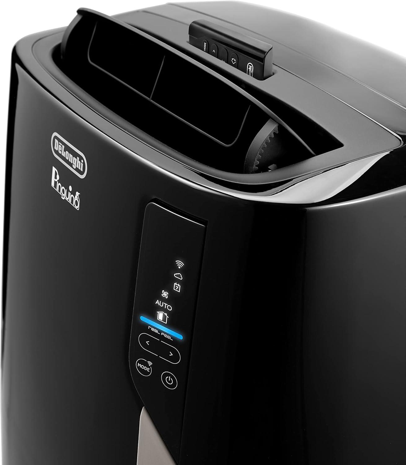 imageDeLonghi Portable Air Conditioner 12500 BTUcool extra large rooms up to 550 sq ftwifi with alexaenergy savingheatquietremoteAC Unitdehumidifierfanprogrammablewindow venting kitEL376HRGFK