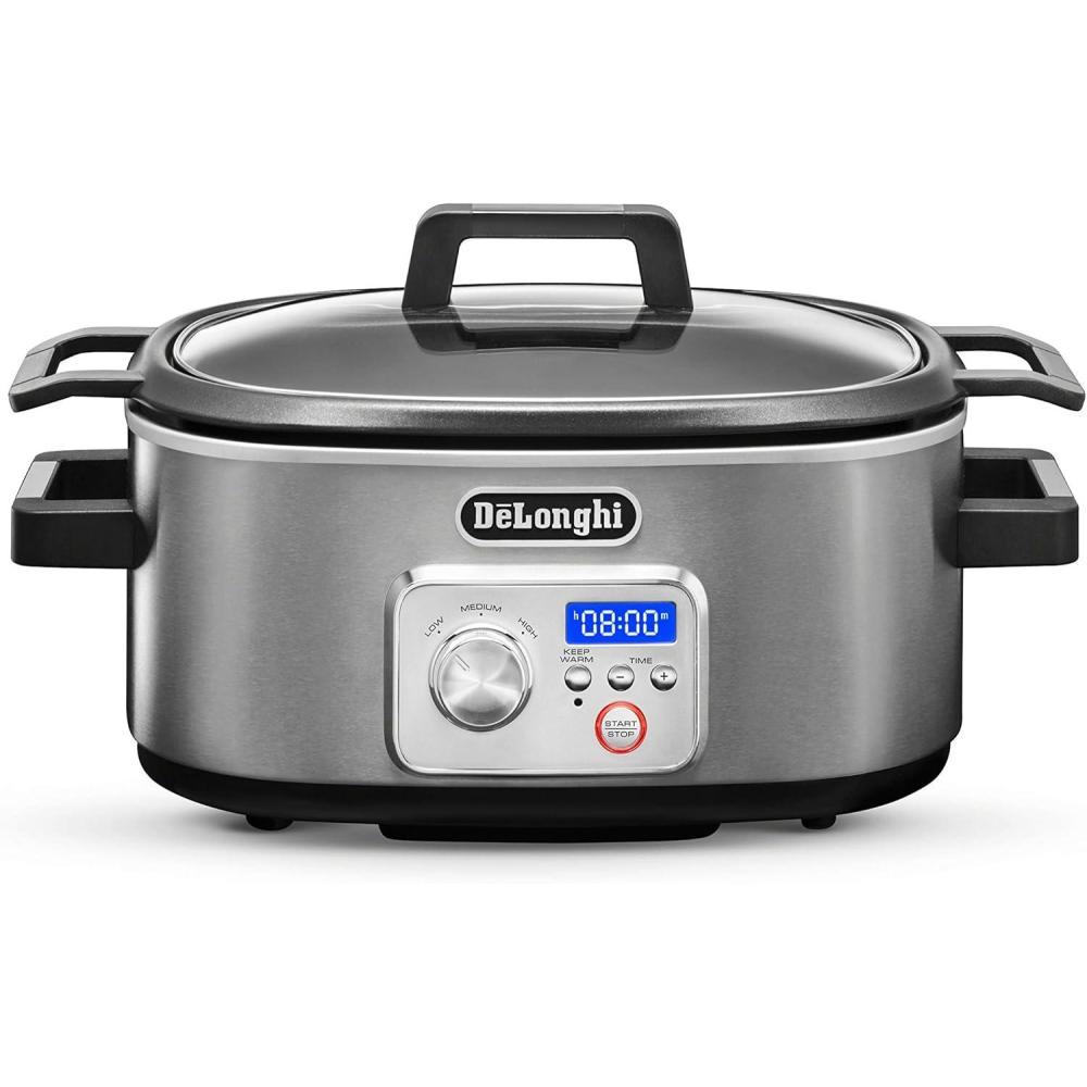 imageDeLonghi Livenza Programmable Slow Cooker with StovetopSafe Pot